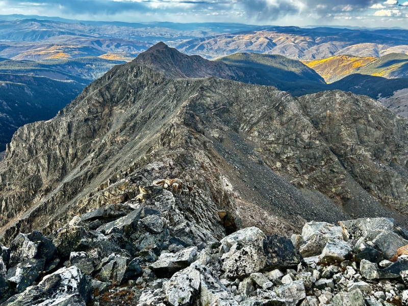 view of the N ridge descent off Finnegan 22906_06